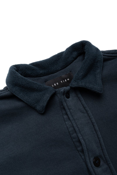 Heavyweight L/S Cuban Shirt - Faded Black