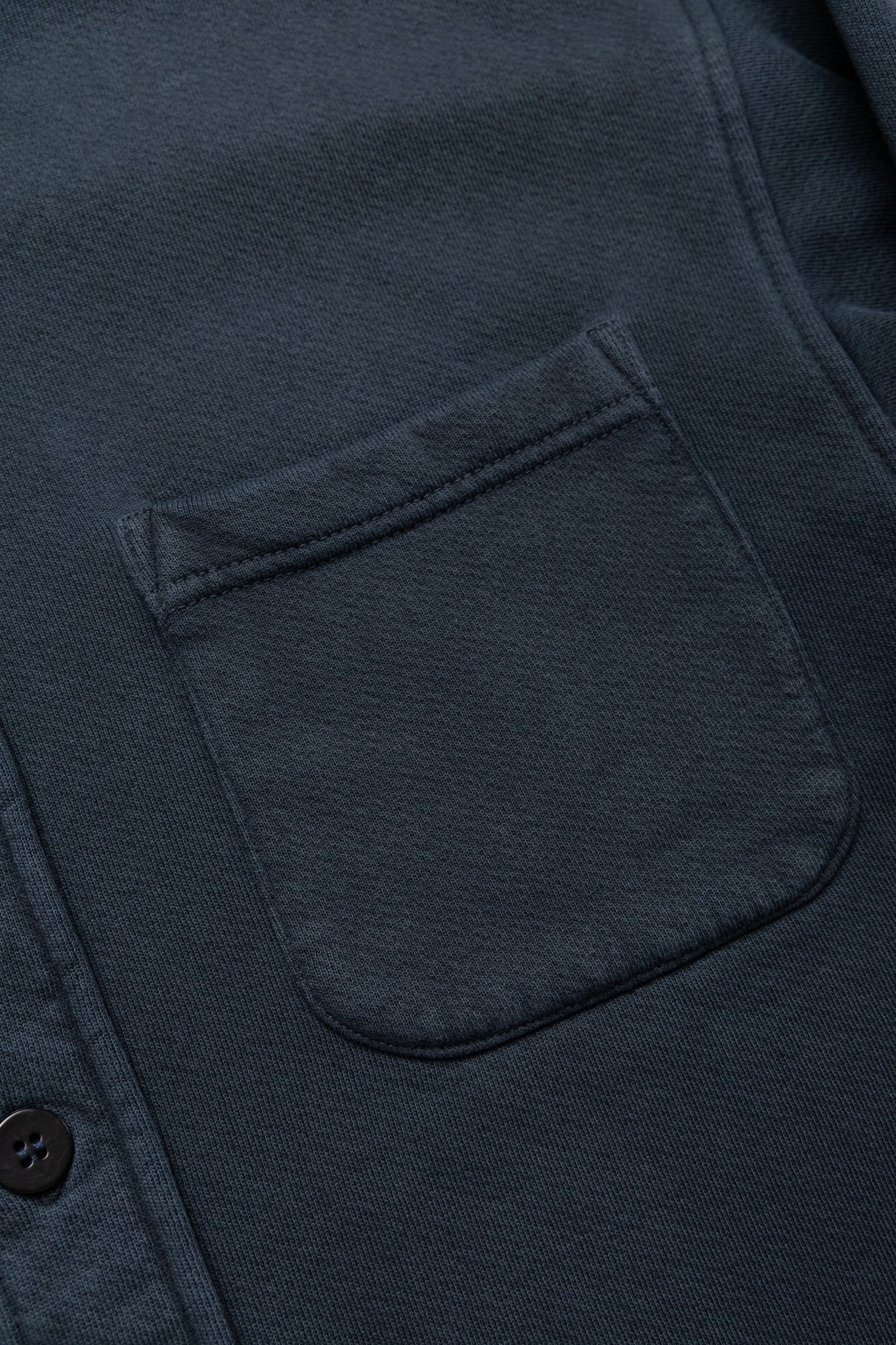 Heavyweight L/S Cuban Shirt - Faded Black