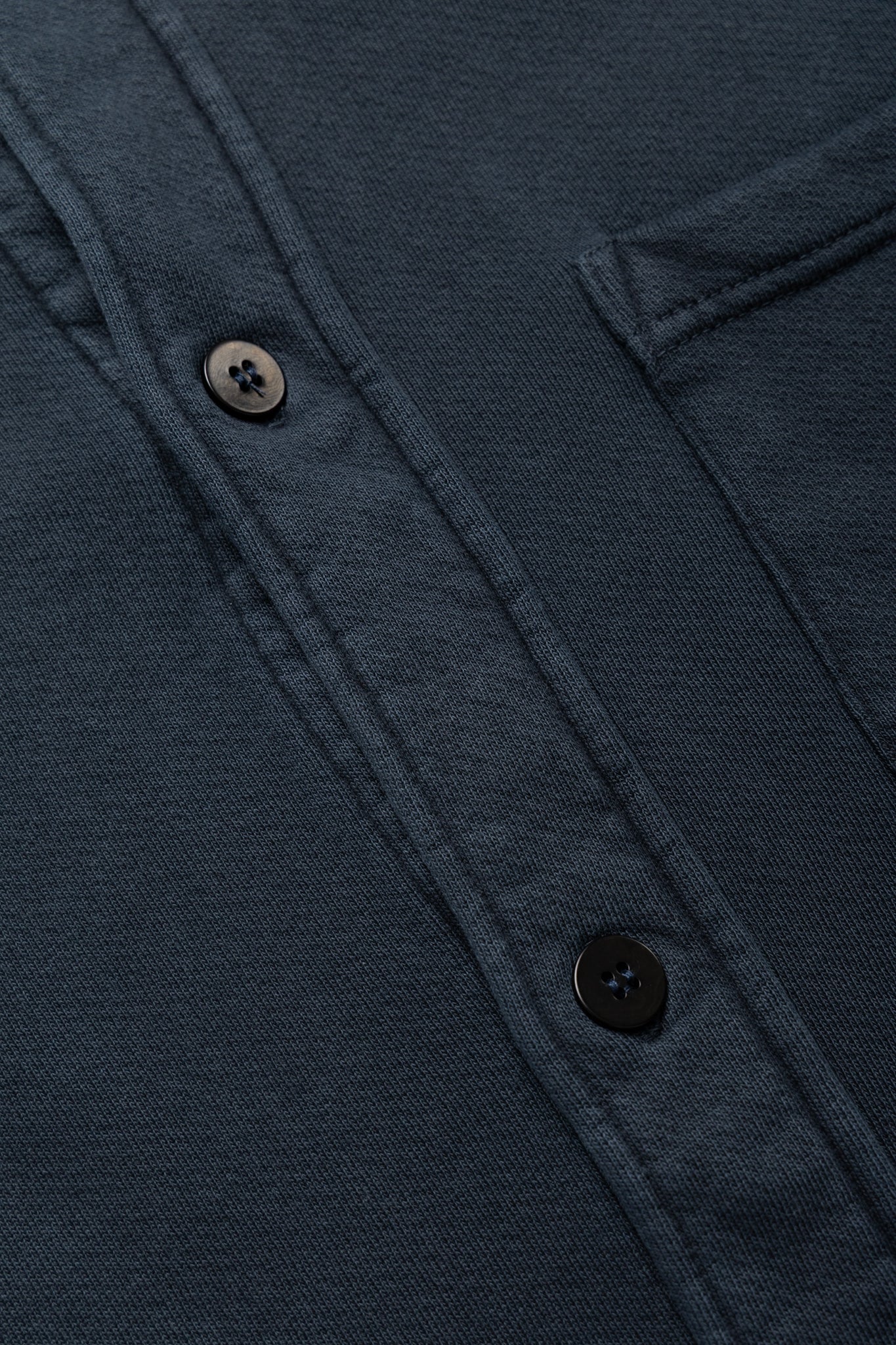 Heavyweight L/S Cuban Shirt - Faded Black