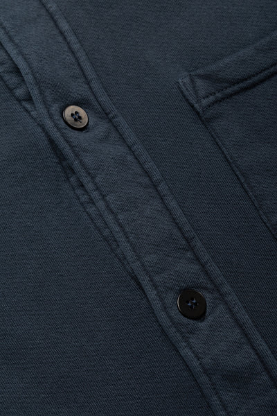 Heavyweight L/S Cuban Shirt - Faded Black