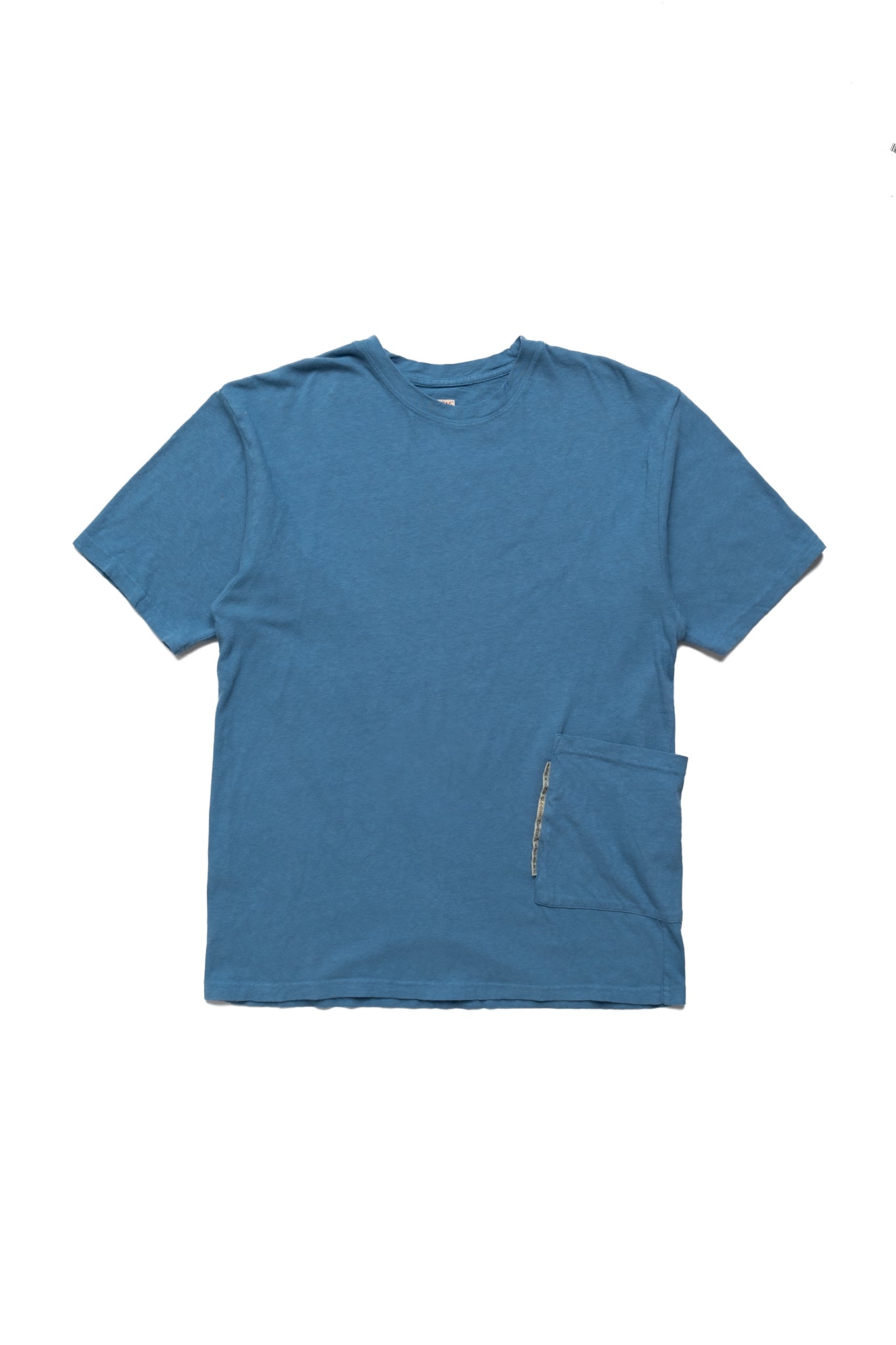 Gauze Jersey BISCUIT Pocket T - Light Blue