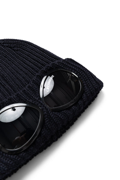 Extra Fine Merino Wool Goggle Beanie - Total Eclipse
