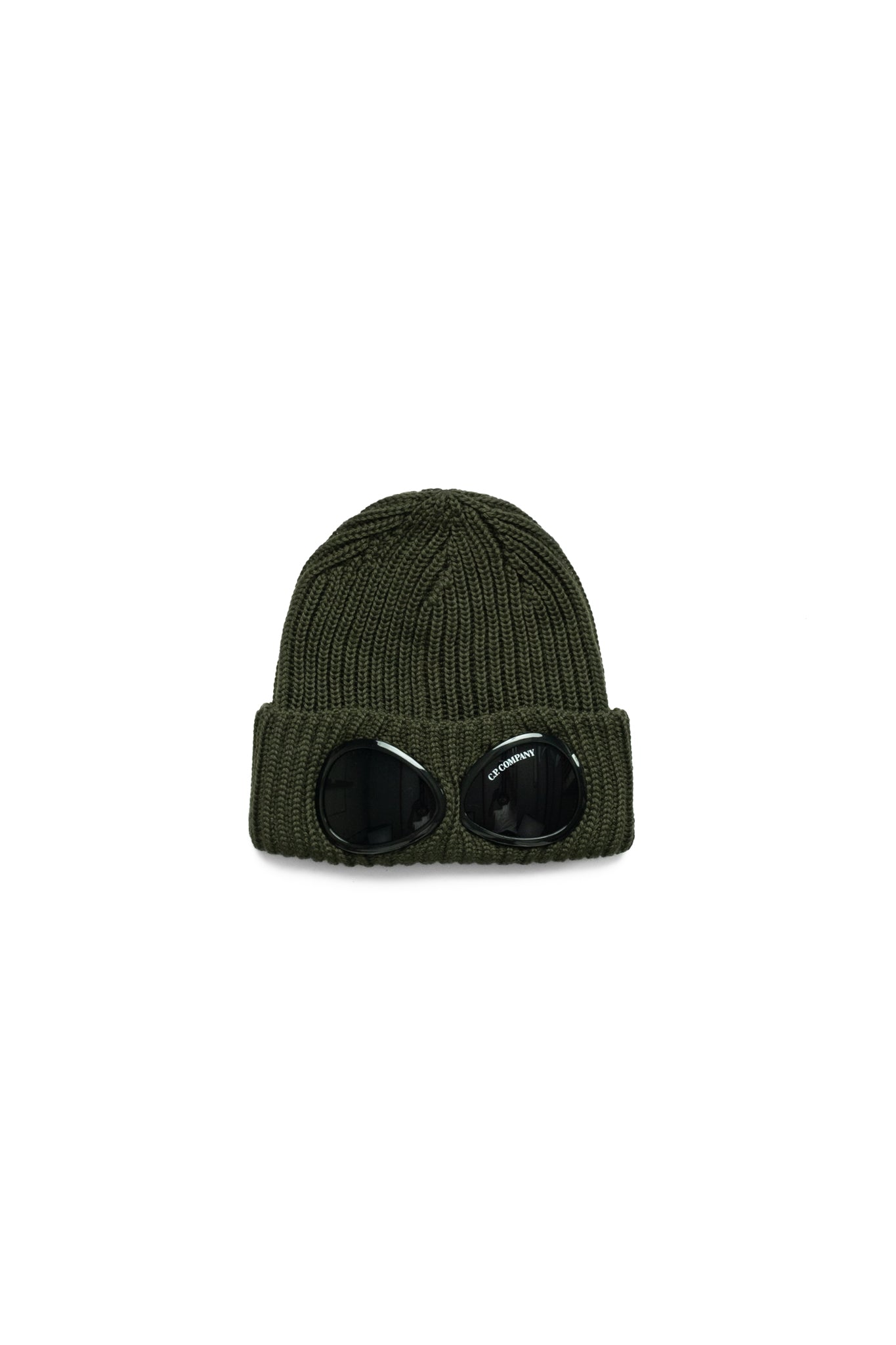 Extra Fine Merino Wool Goggle Beanie - Ivy Green