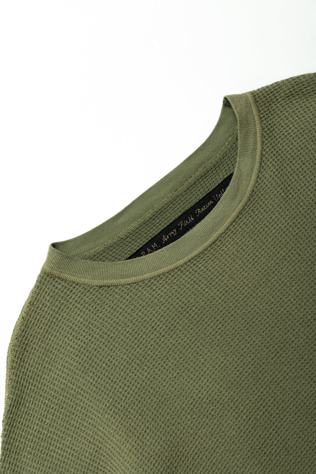 Kapital ECO Waffle BIG SWT - Khaki – BLUE IN GREEN SOHO