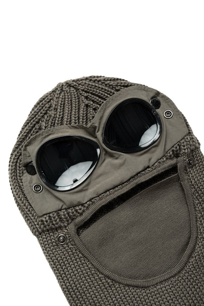 Extra Fine Merino Wool Goggle Balaclava - Walnut