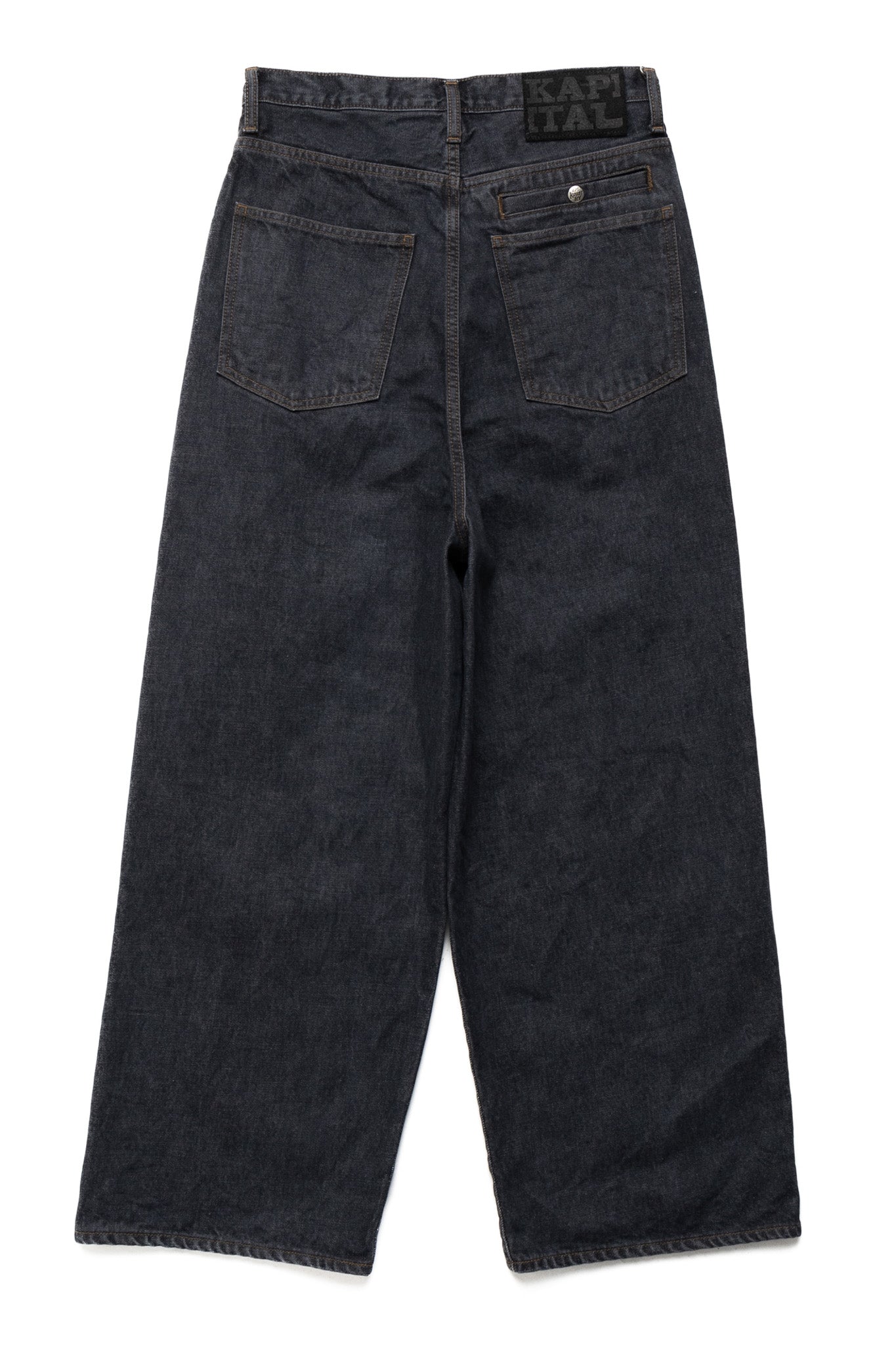 Kapital 14oz BLK Denim PORT Baggy Pants – BLUE IN GREEN SOHO