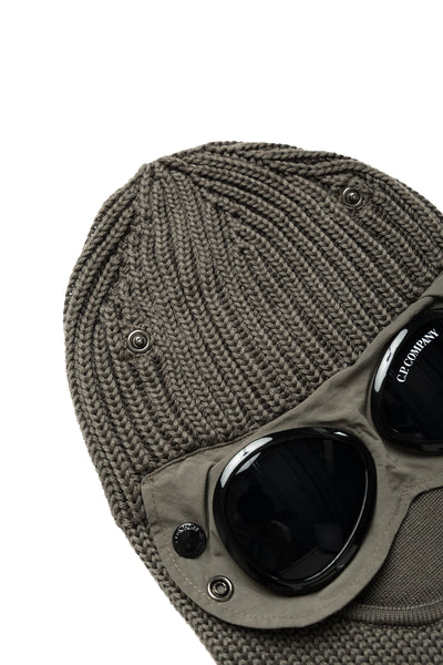 Extra Fine Merino Wool Goggle Balaclava - Walnut