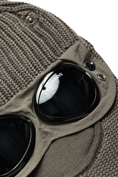 Extra Fine Merino Wool Goggle Balaclava - Walnut