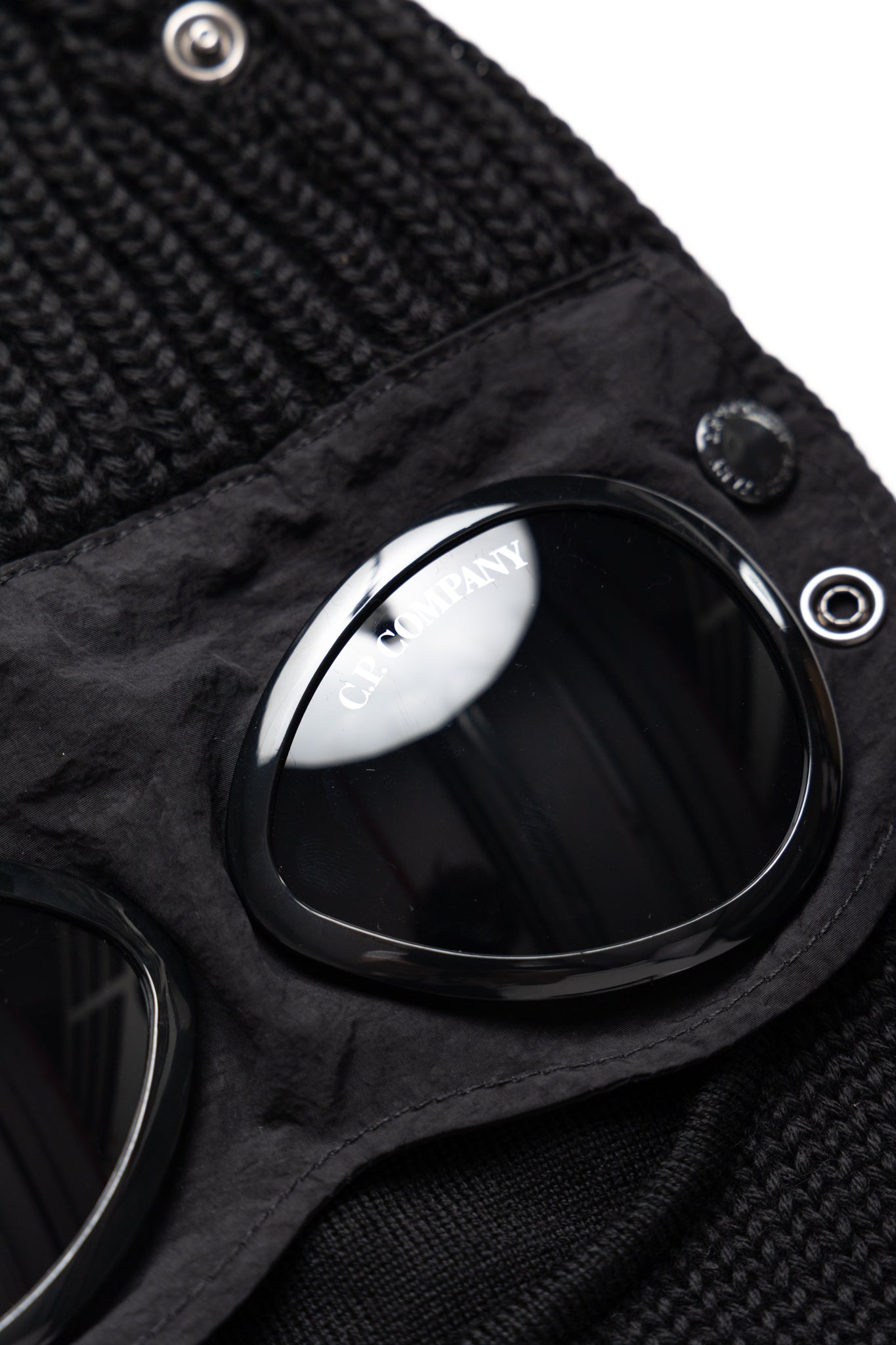 Extra Fine Merino Wool Goggle Balaclava - Black