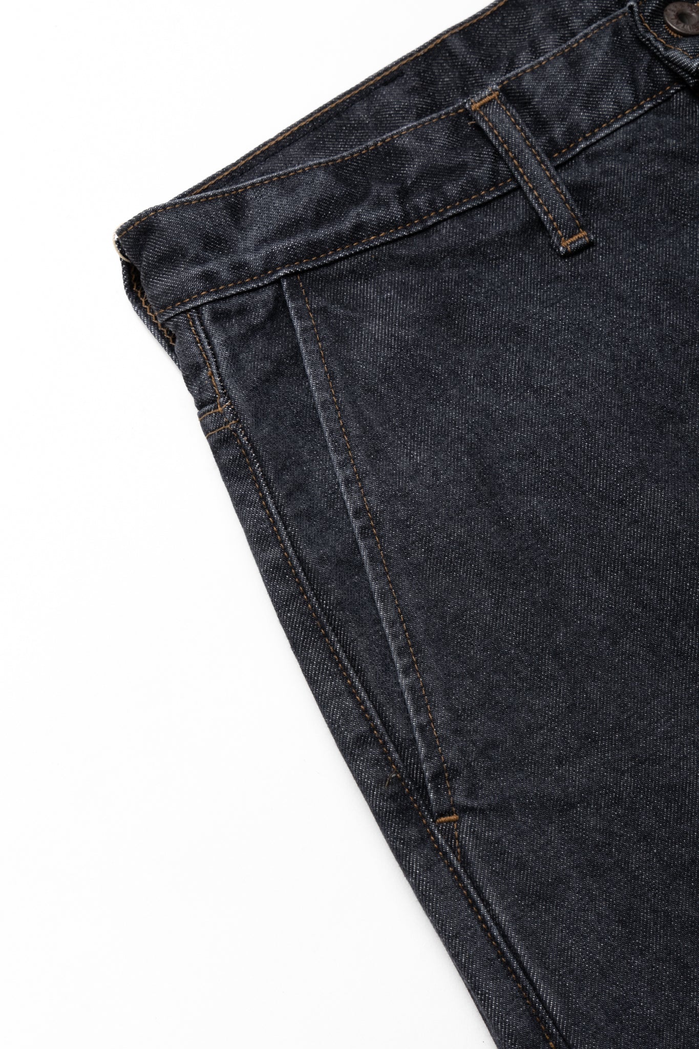 14oz BLKxECR Denim PORT Baggy Pants
