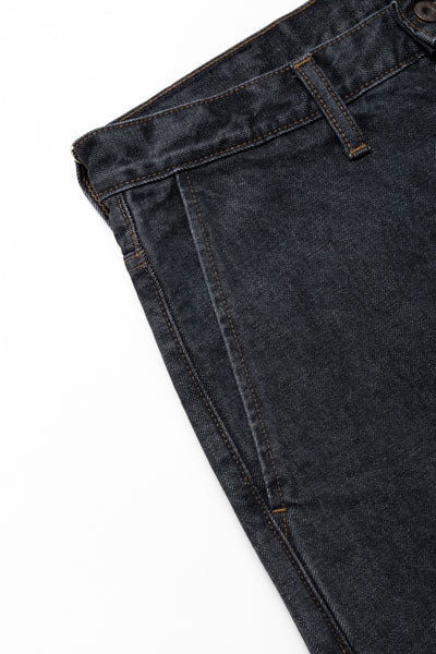 14oz BLKxECR Denim PORT Baggy Pants