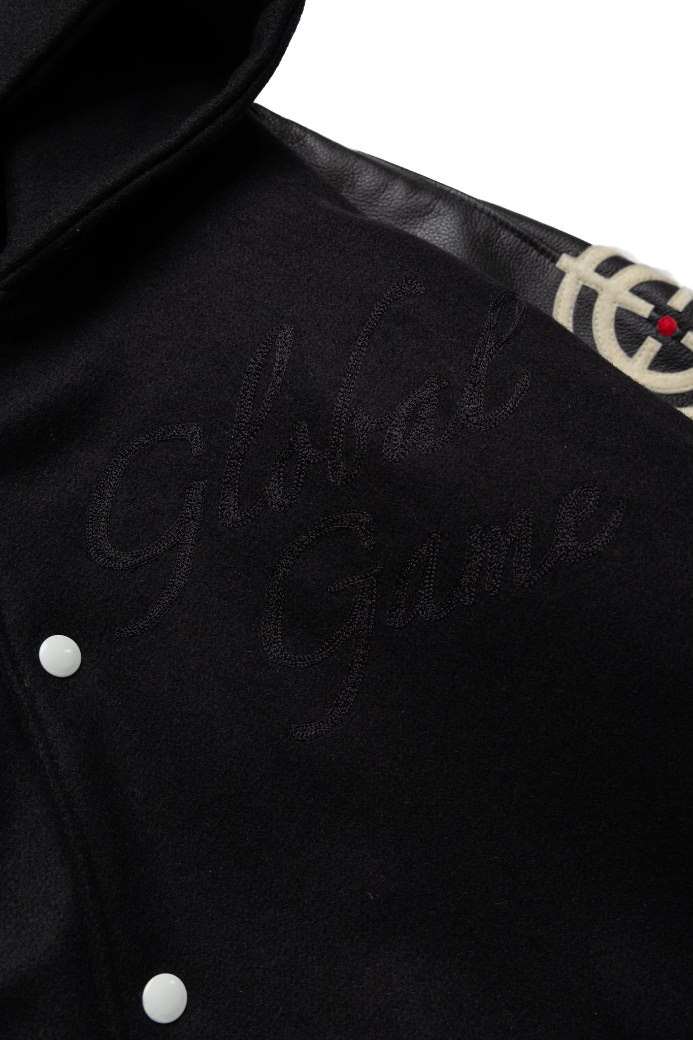 Letterman Jacket - Black/White