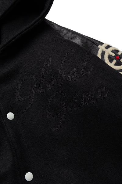 Letterman Jacket - Black/White