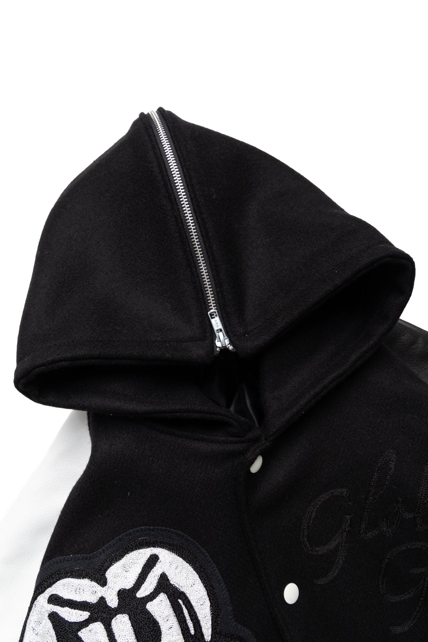 Letterman Jacket - Black/White