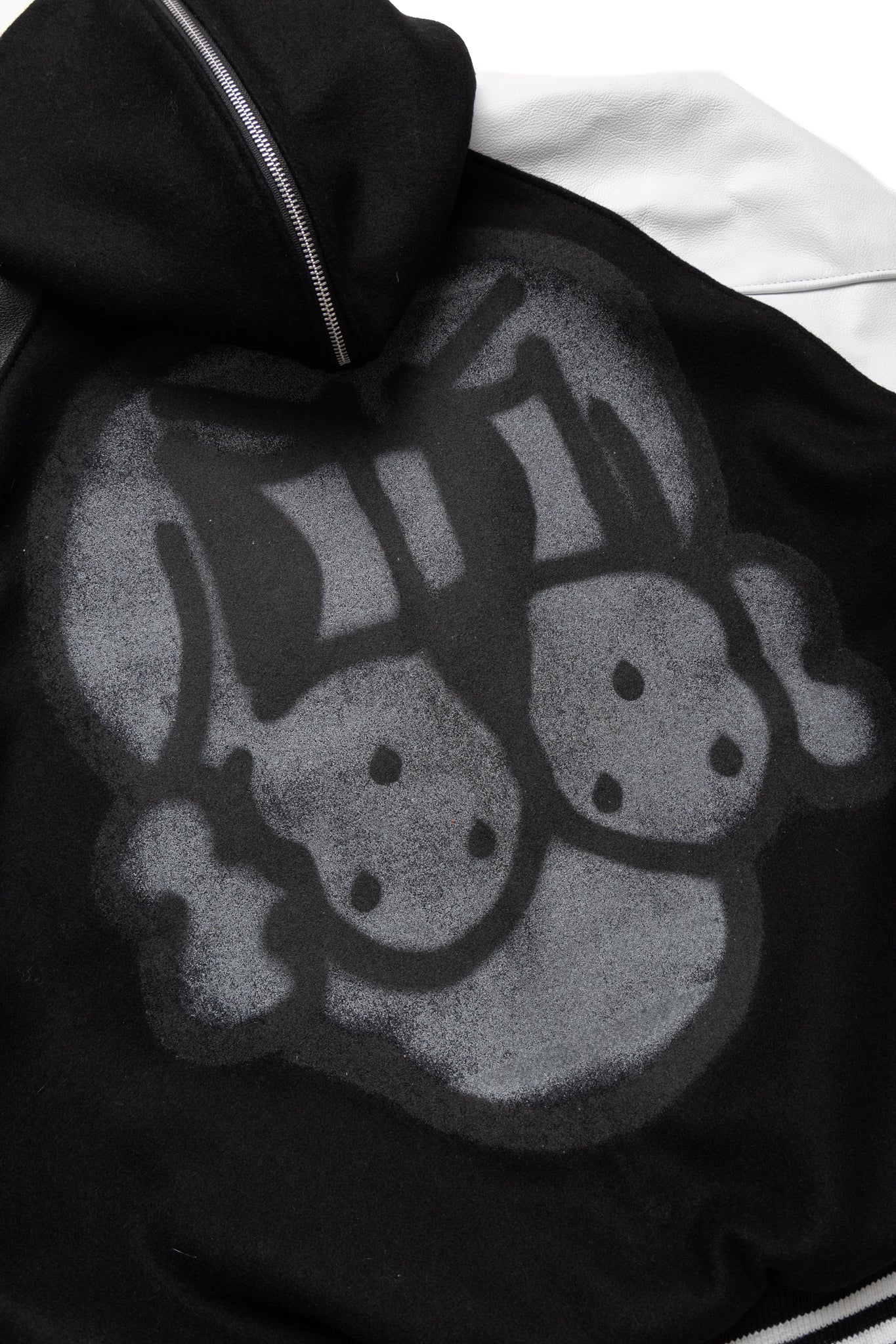 Letterman Jacket - Black/White
