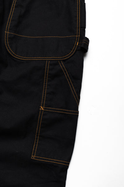 Light Canvas Wide LUMBER Pants - Black