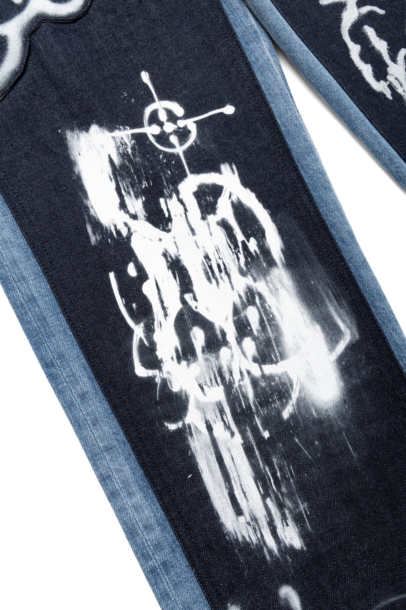 5 Pocket Denim With Chito Artworks - Indigo