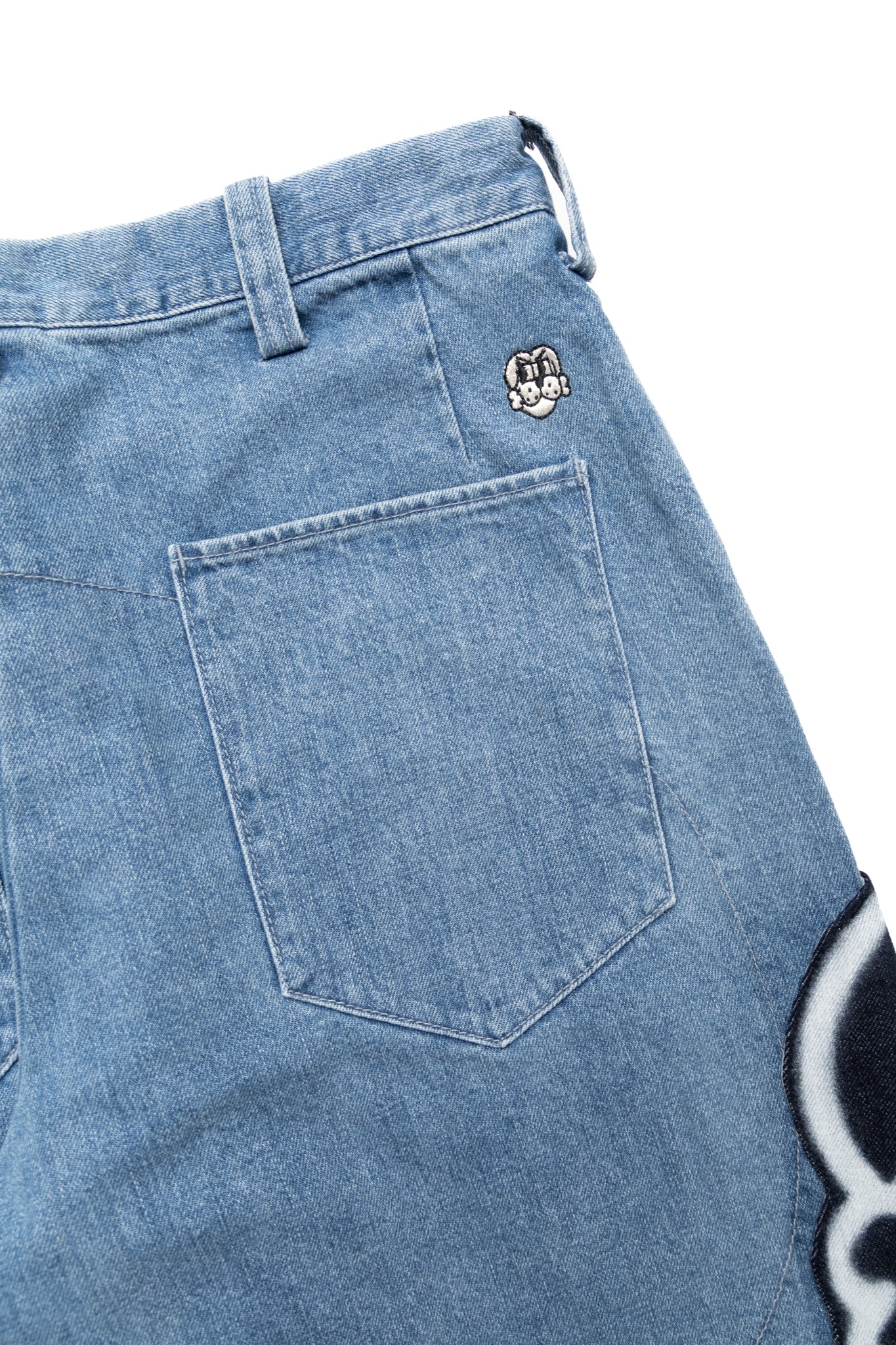 5 Pocket Denim With Chito Artworks - Indigo