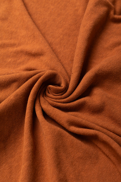 Gauze Jersey BISCUIT Pocket T - Brown
