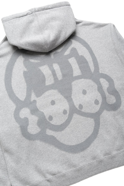 Reflective Finesse Pup Hoodie - Grey