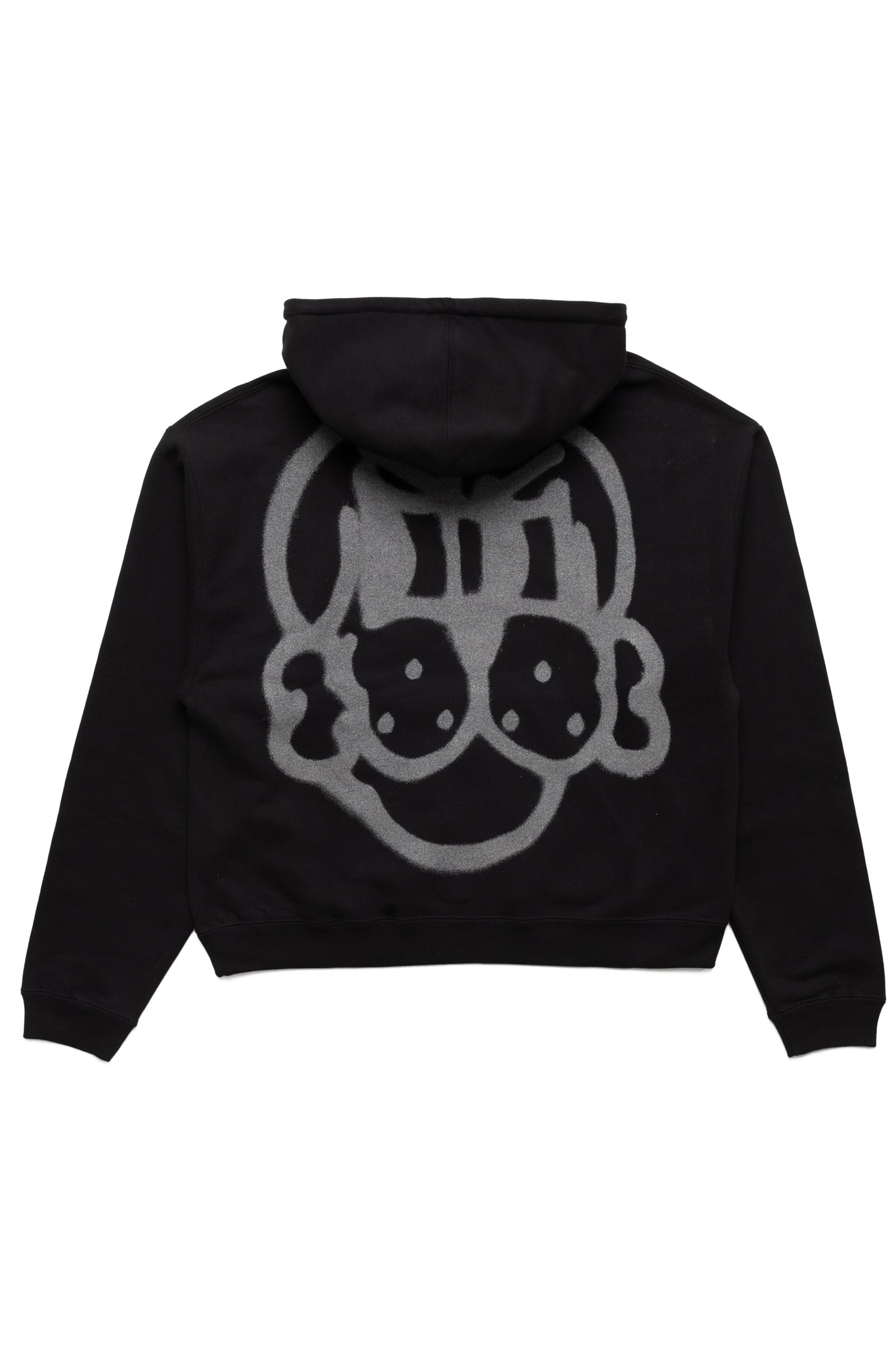 Reflective Finesse Pup Hoodie - Black