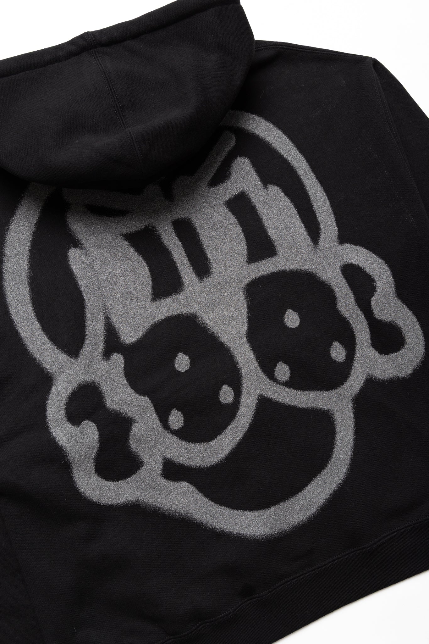 Reflective Finesse Pup Hoodie - Black