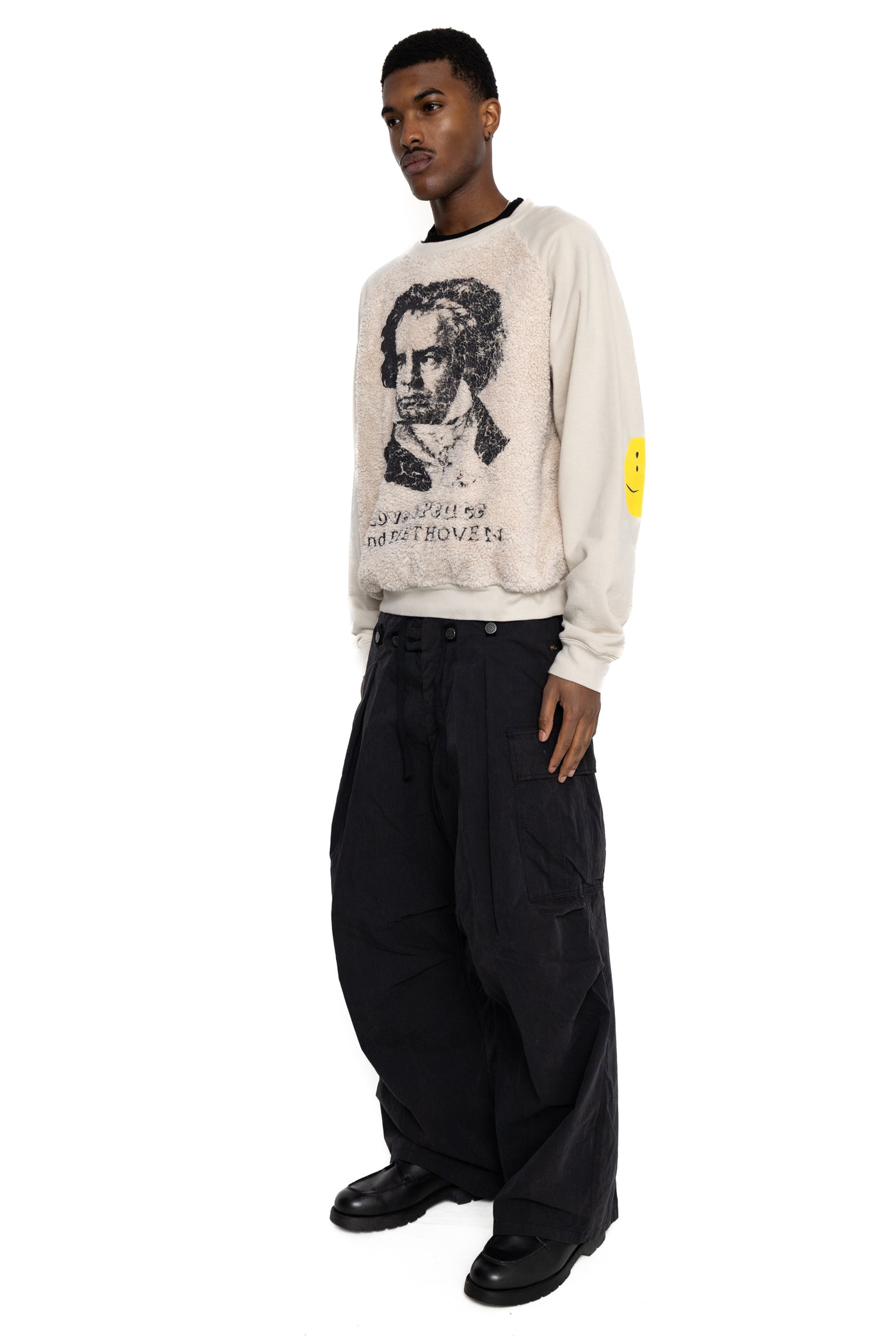 Rip Stop JUMBO Cargo Pants - Black