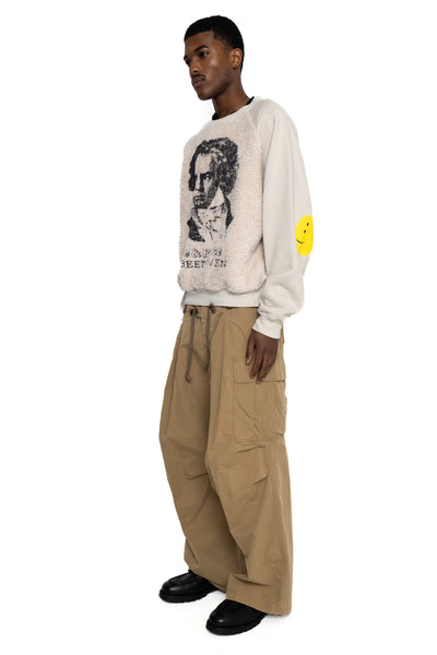 Rip Stop JUMBO Cargo Pants - Beige