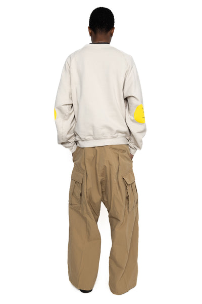 Rip Stop JUMBO Cargo Pants - Beige