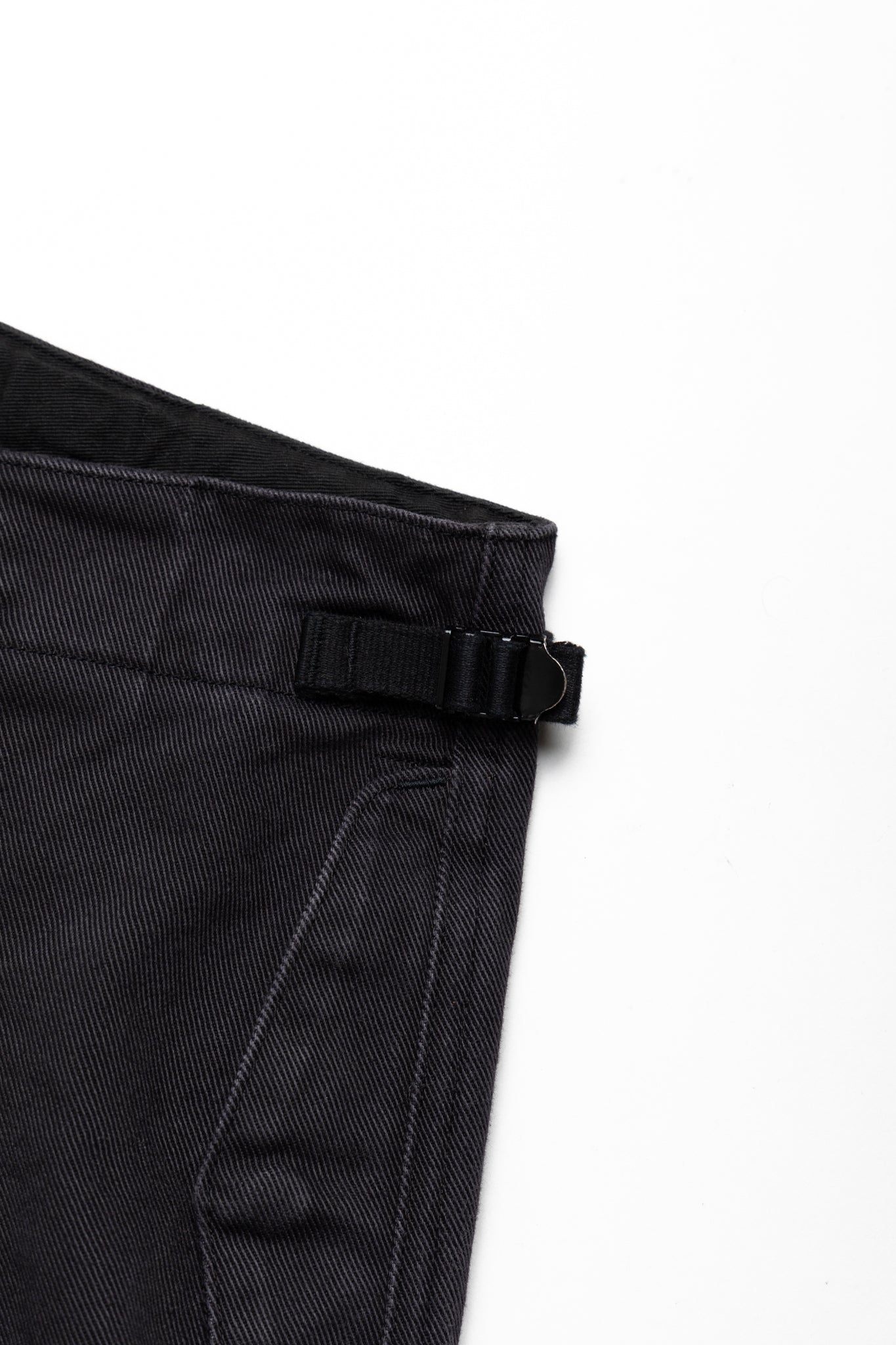 Heavy Drill Cotton JUMBO Cargo Pants - Black