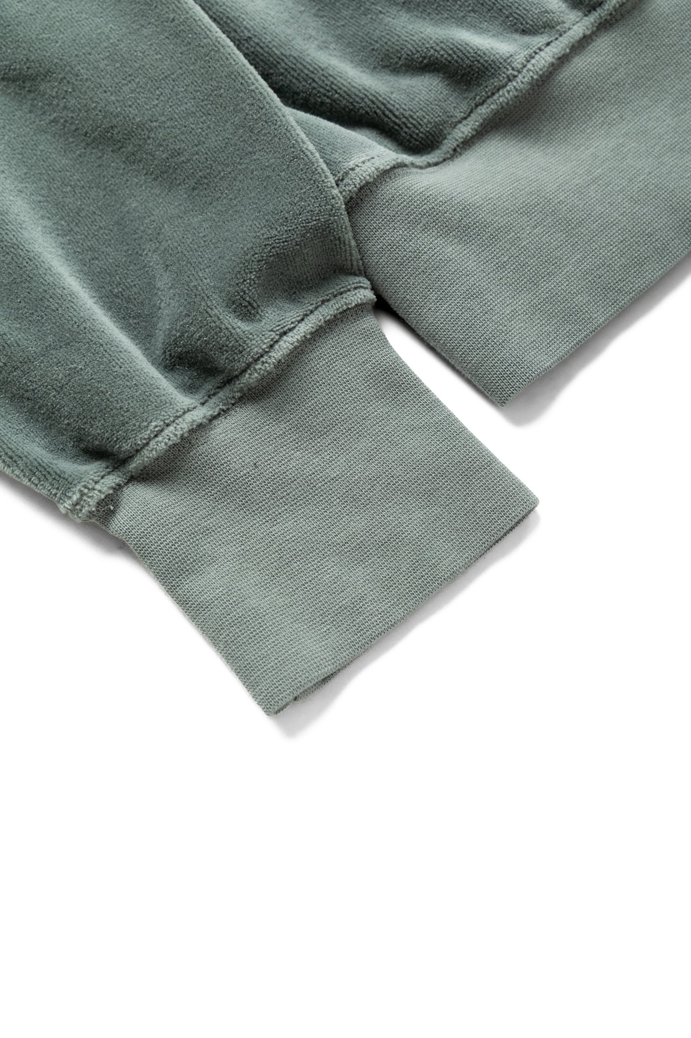 Velour Moto Back Polo - Slate Grey
