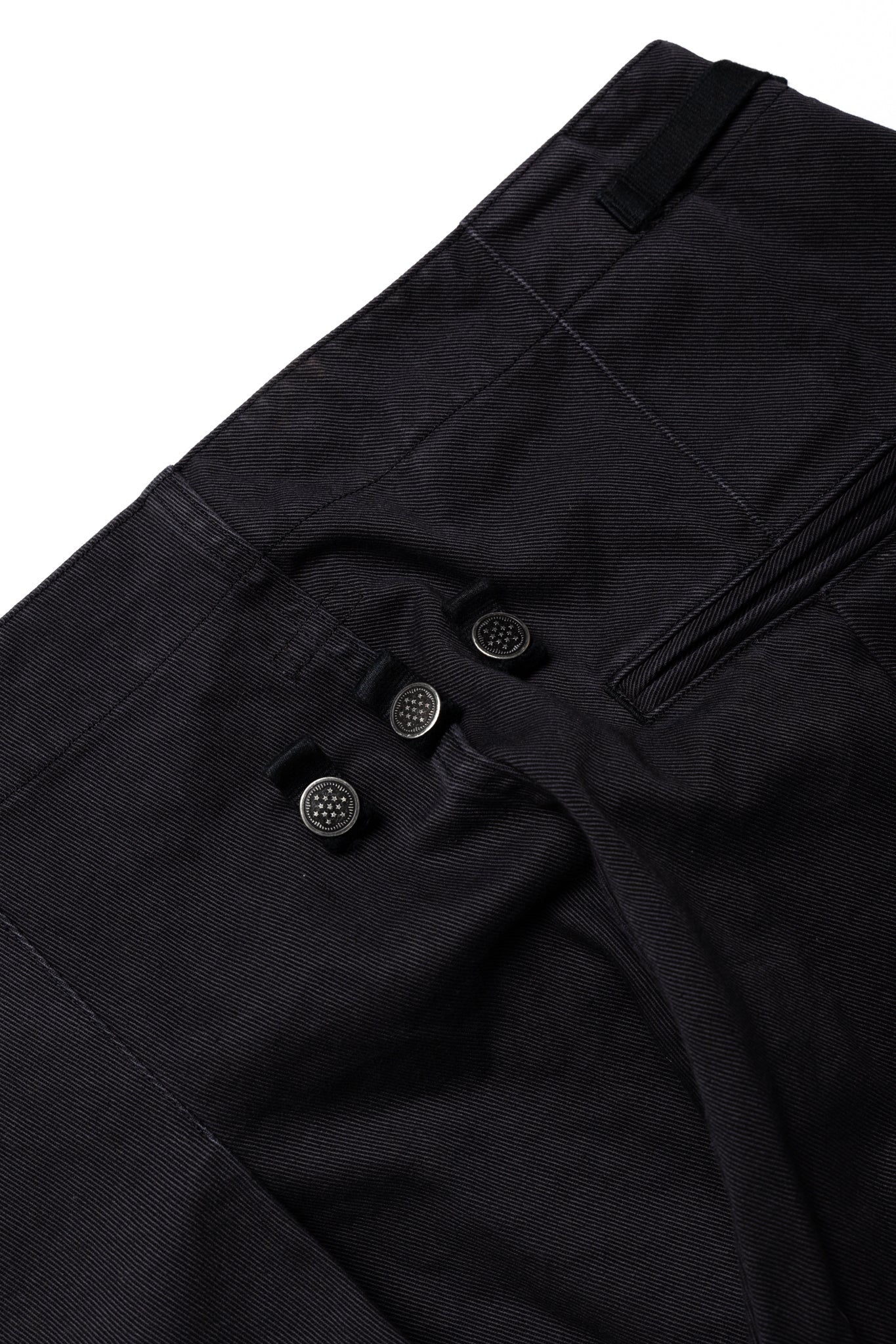 Heavy Drill Cotton JUMBO Cargo Pants - Black