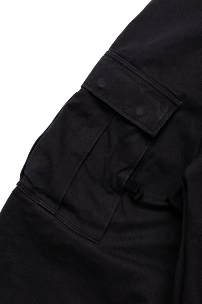 Heavy Drill Cotton JUMBO Cargo Pants - Black