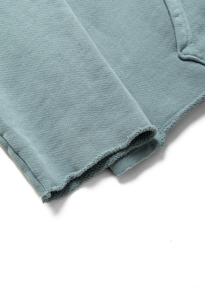Heavyweight Raw Zip Hoodie - Slate Grey