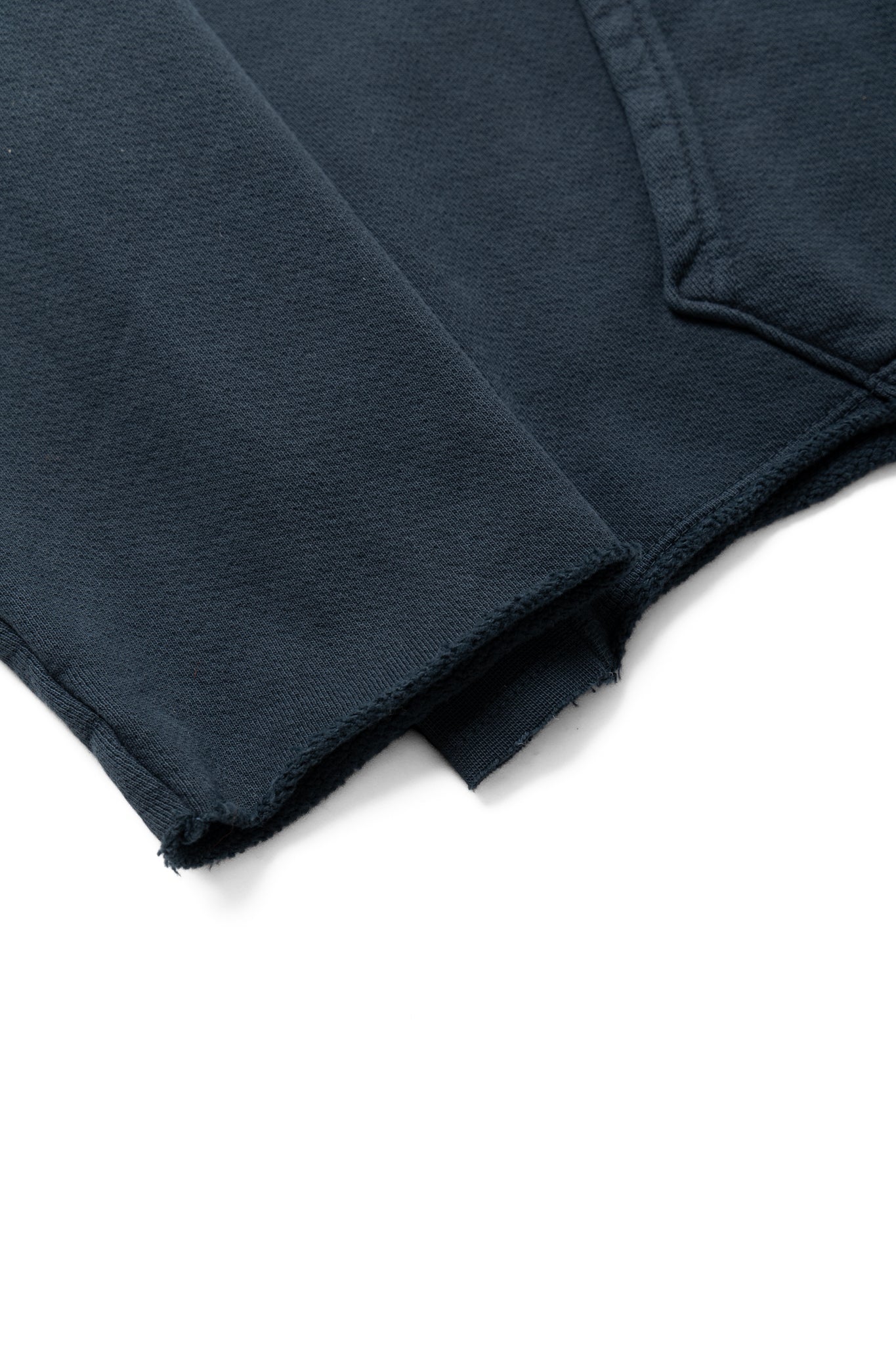 Heavyweight Raw Zip Hoodie - Faded Black