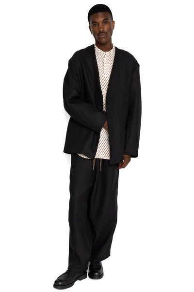Linen Heavy Canvas CASA JKT - Black