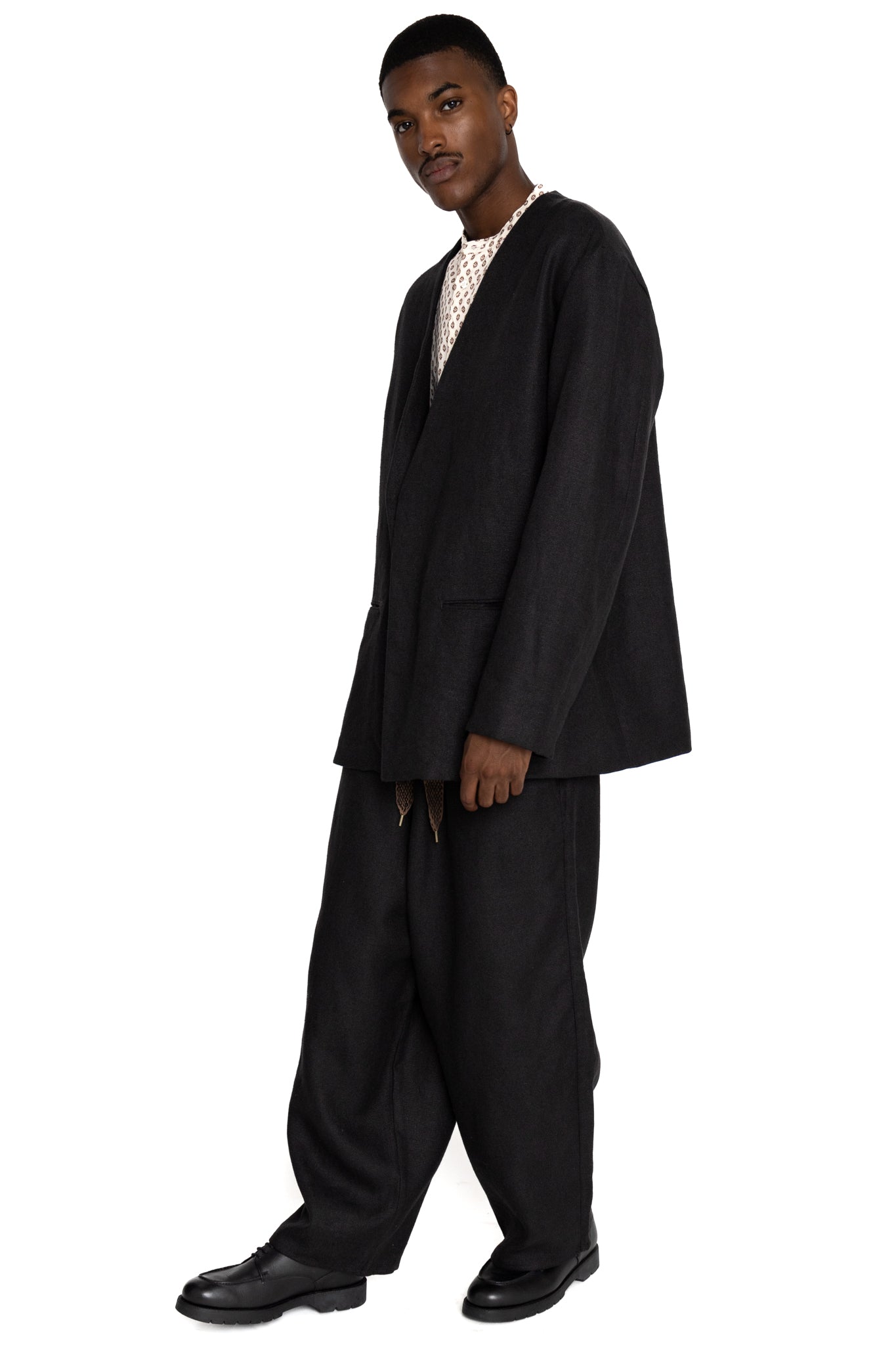 Linen Heavy Canvas CASA JKT - Black