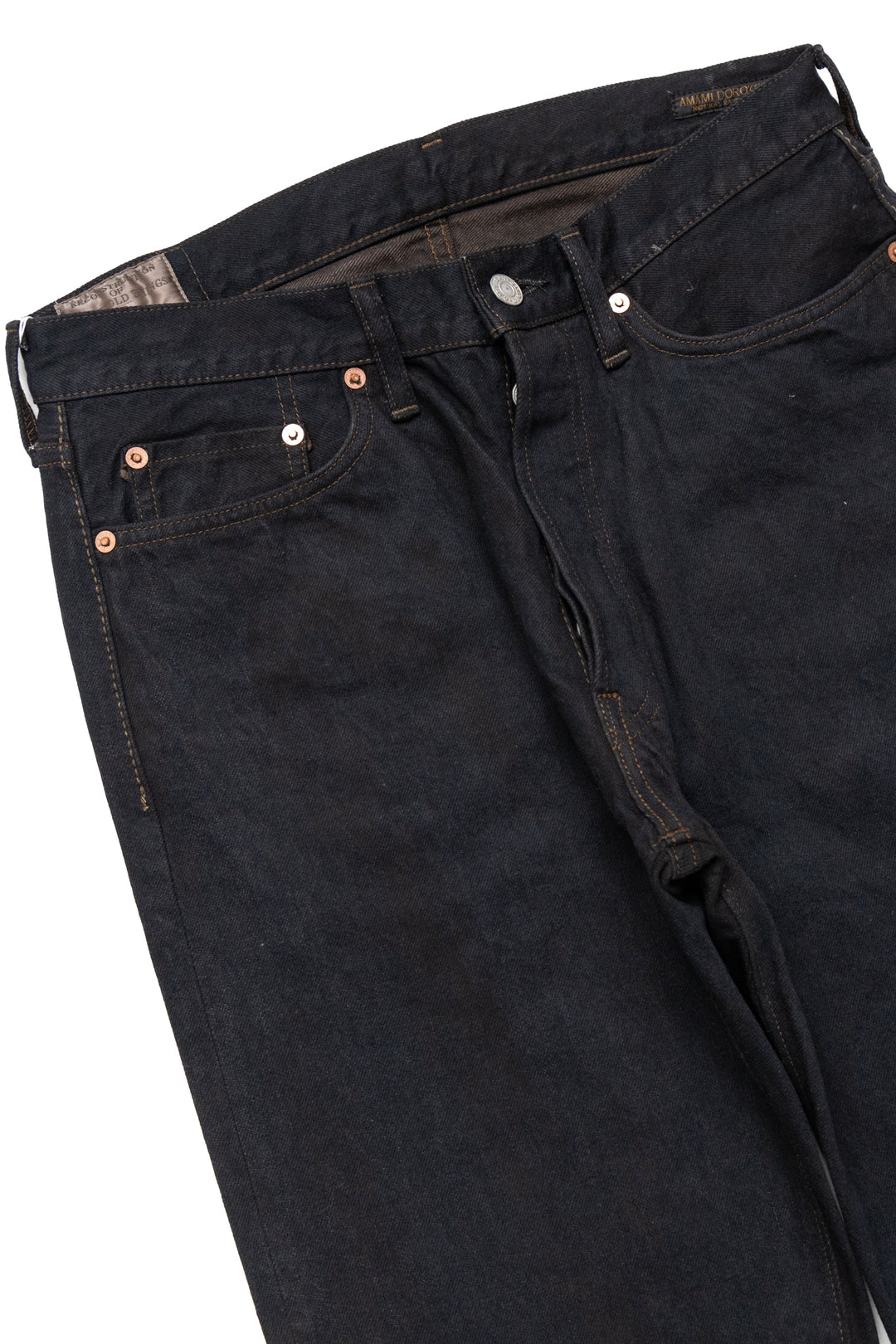 Studio D'Artisan SD-800S-DORO Mud Over-Dyed Natural Indigo Tapered