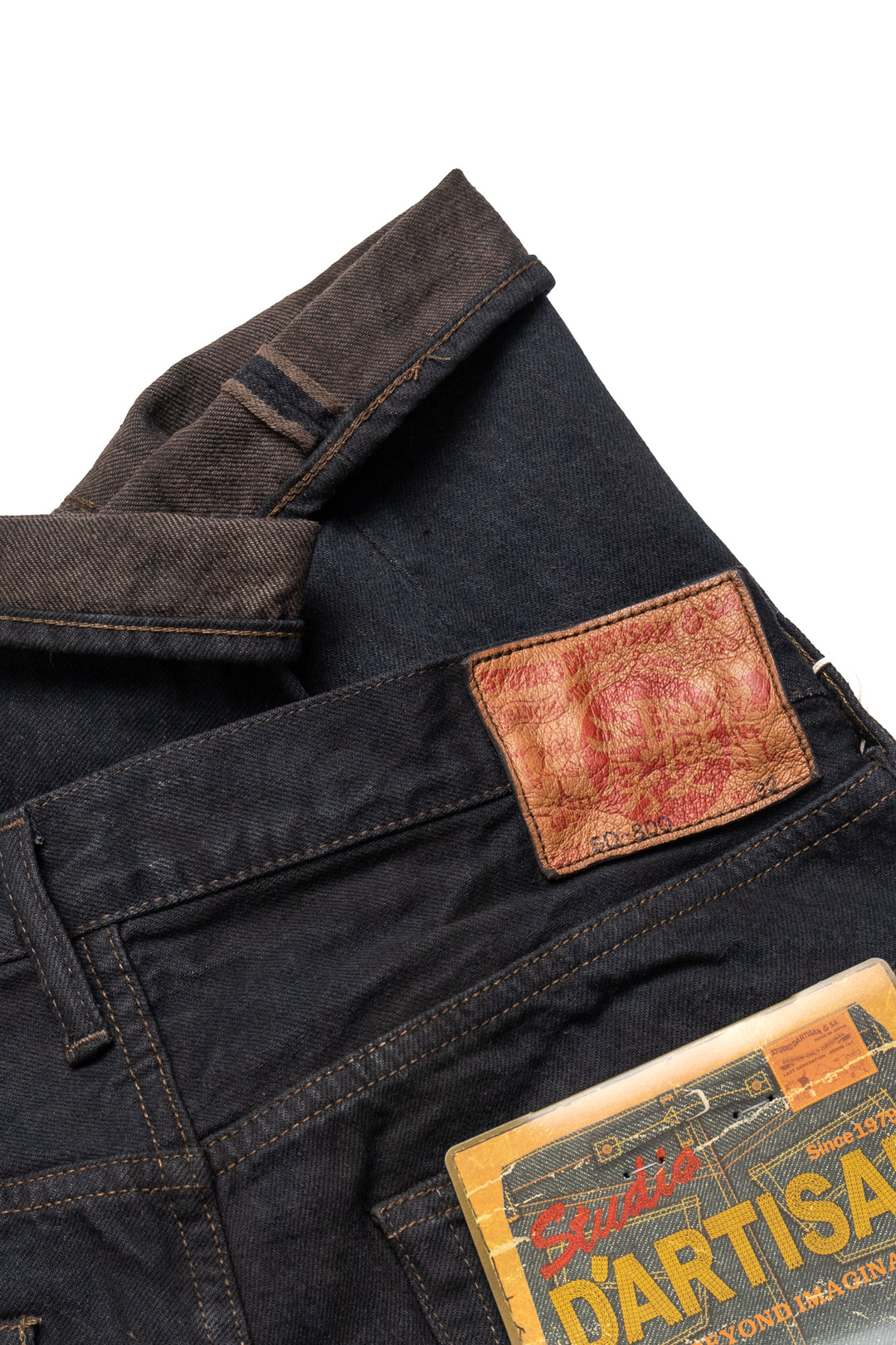 doro studio デニム　スクイーズ　レア Studio D'Artisan SD-800S-DORO Mud Over-Dyed Natural Indigo Tapered
