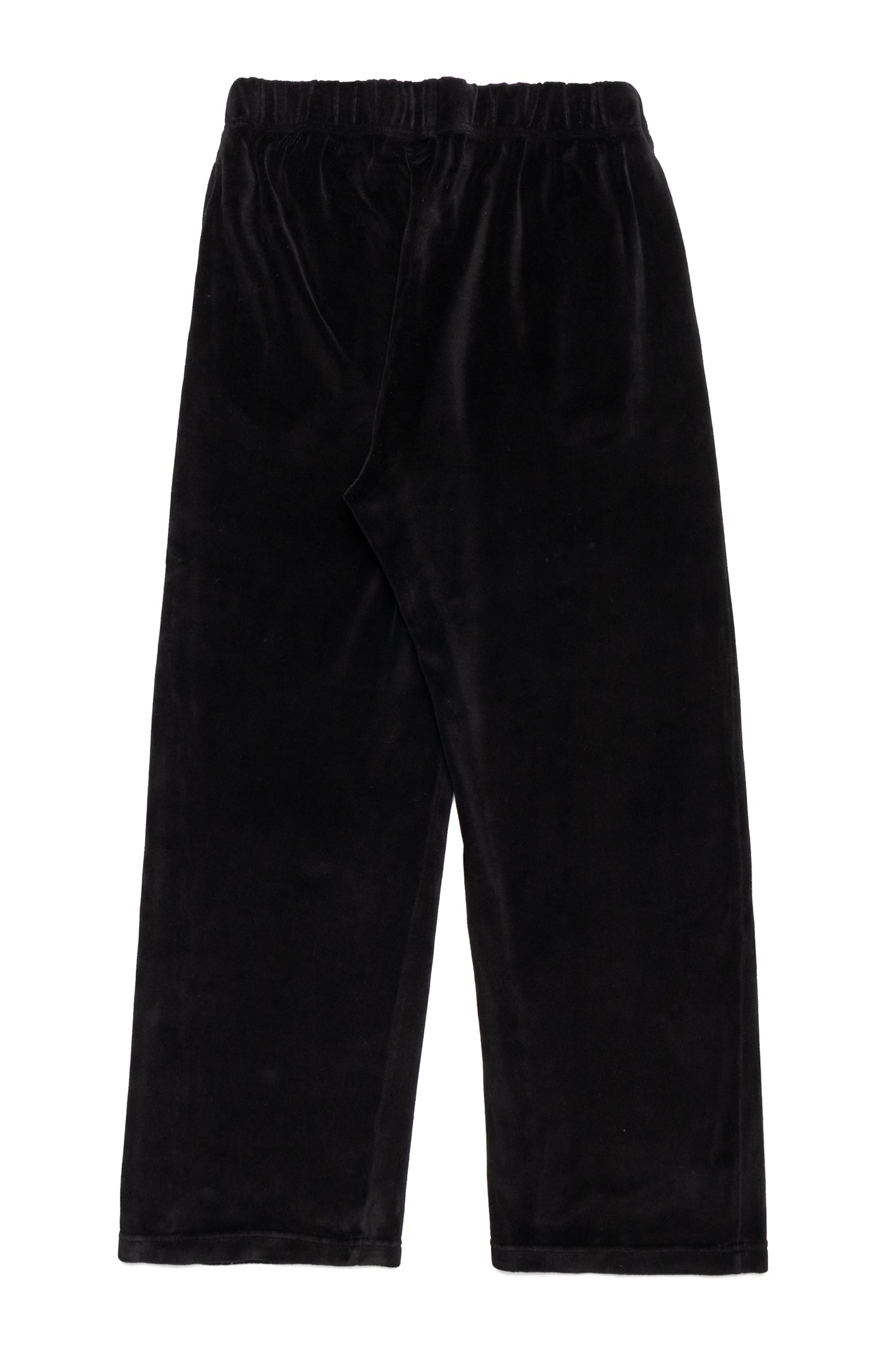 Velour Relaxed Pant - Jet Black