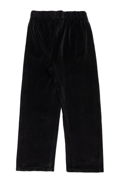 Velour Relaxed Pant - Jet Black