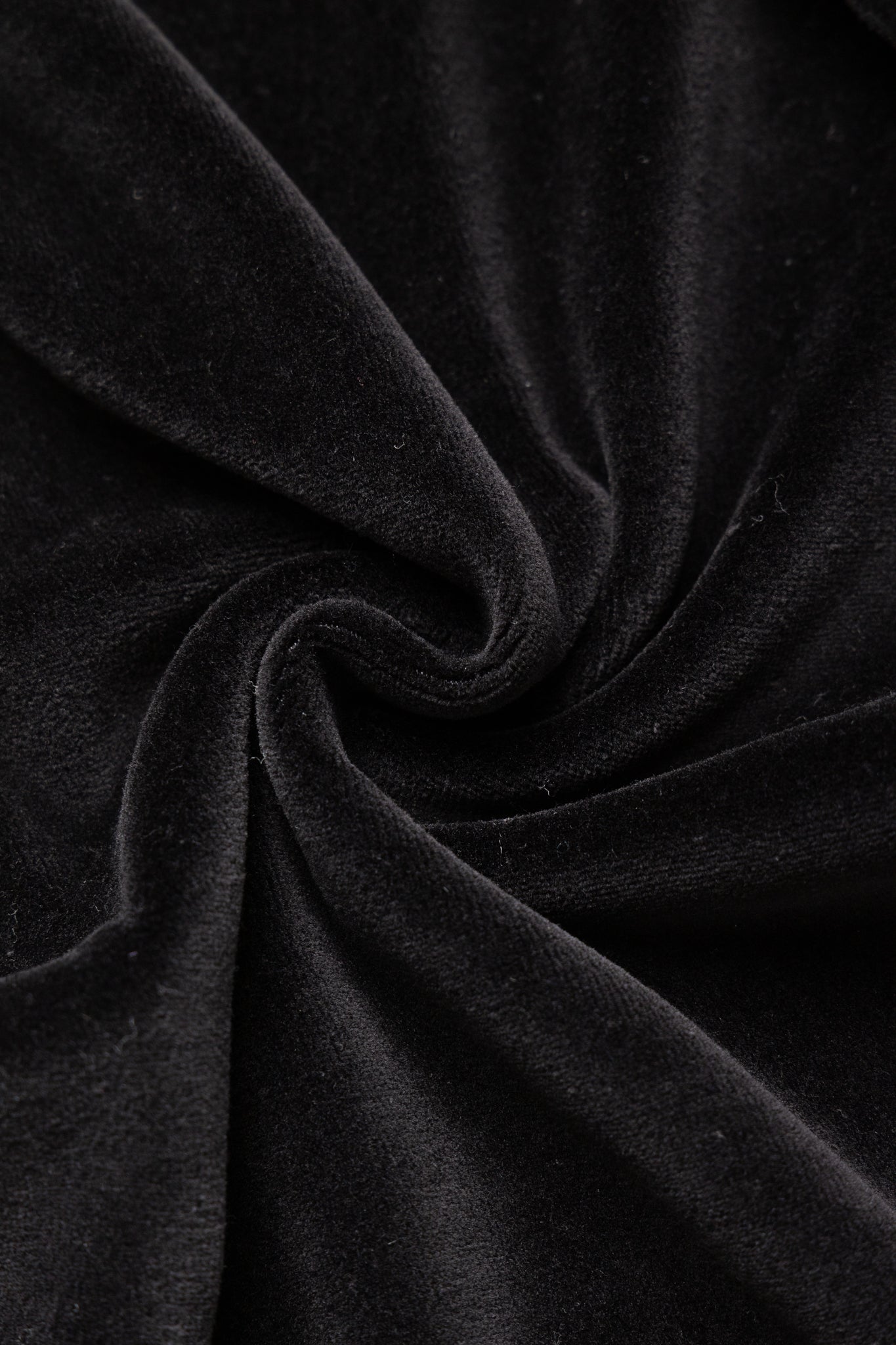 Velour Relaxed Pant - Jet Black
