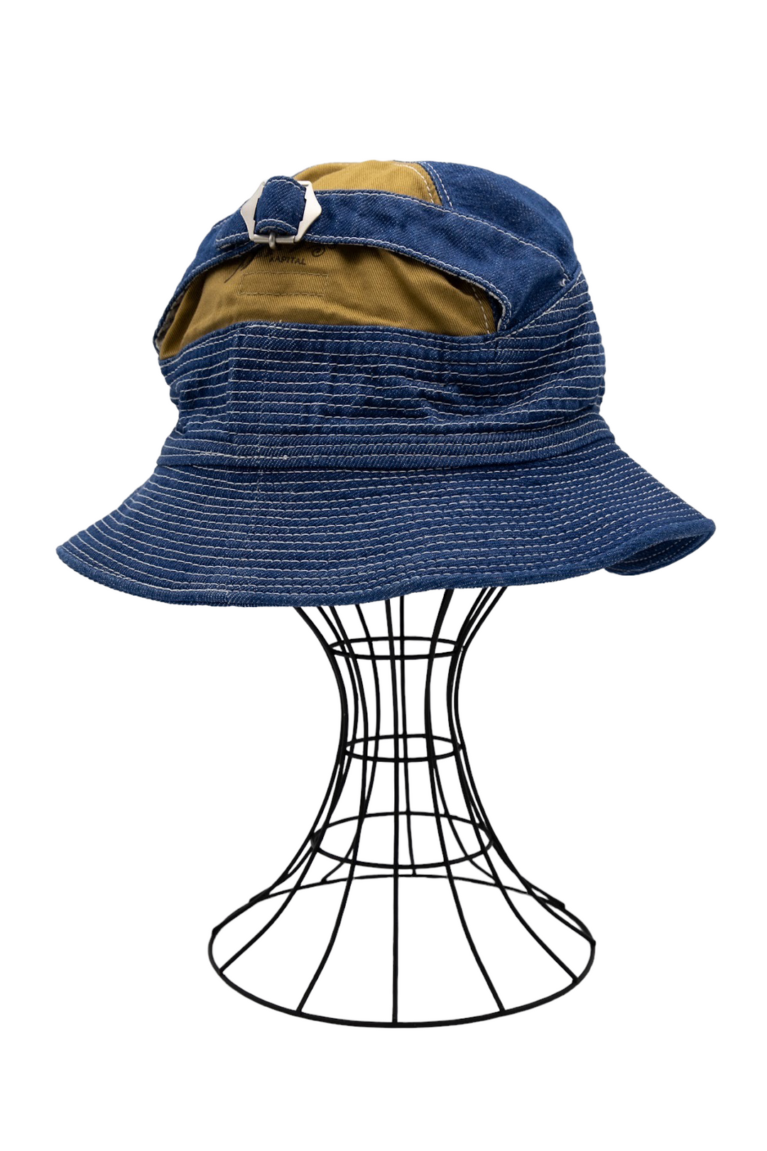 KAPITAL 老人と海ハットTHE OLD MAN'S SEA Kapital 11.5oz Denim THE OLD MAN AND THE SEA Hat - Mid Tone