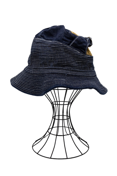 11.5oz Denim THE OLD MAN AND THE SEA Hat - Dark Indigo