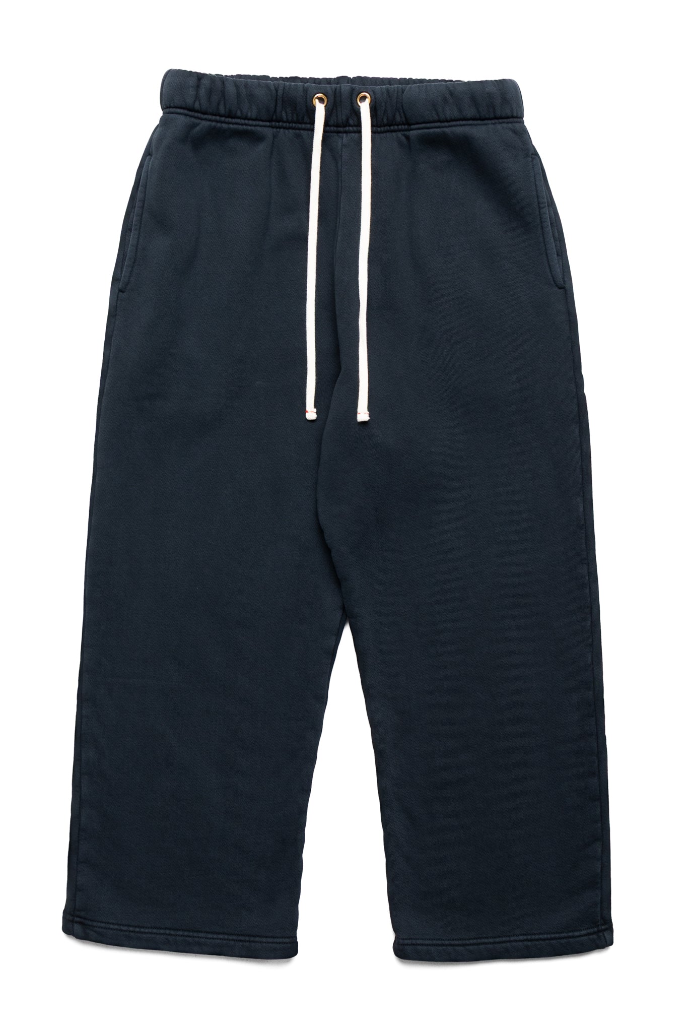 Cropped Relaxed Pant Heavyweight Fleece - Faded Black