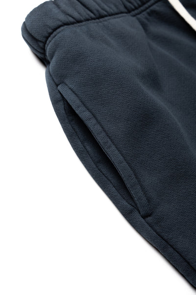 Cropped Relaxed Pant Heavyweight Fleece - Faded Black