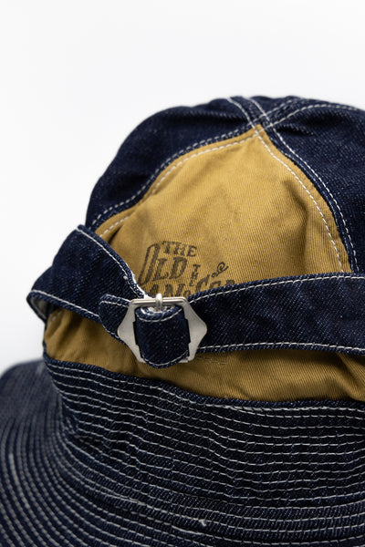11.5oz Denim THE OLD MAN AND THE SEA Hat - Dark Indigo