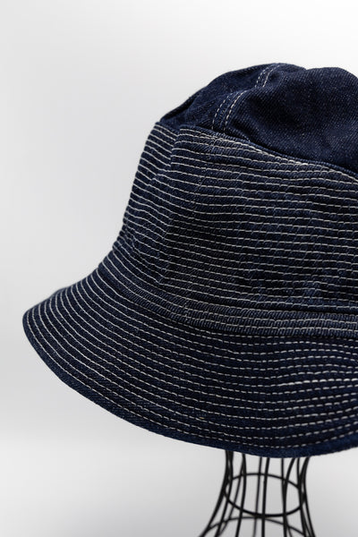 11.5oz Denim THE OLD MAN AND THE SEA Hat - Dark Indigo