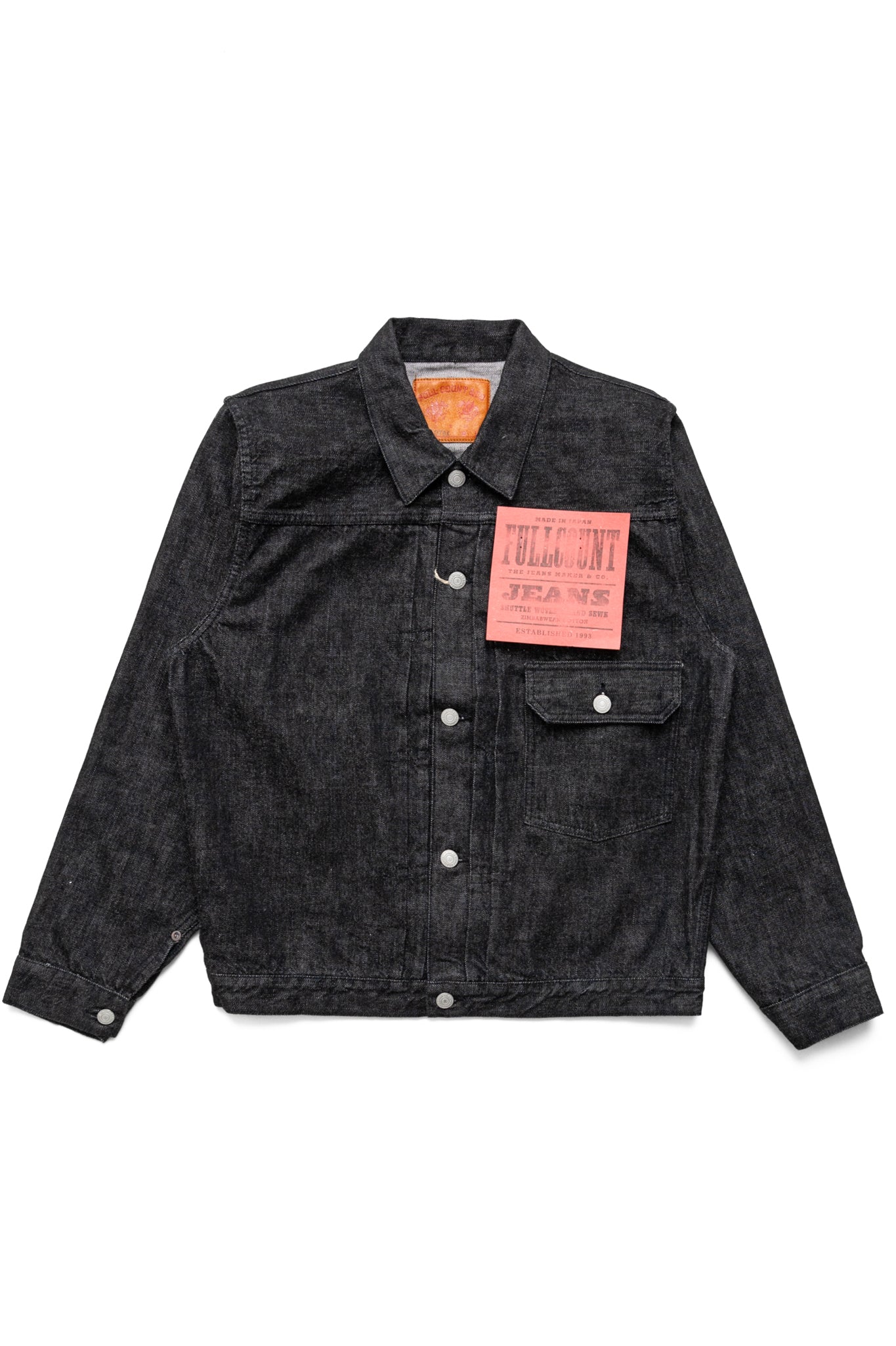 2107BK Type 1 Black Denim Jacket