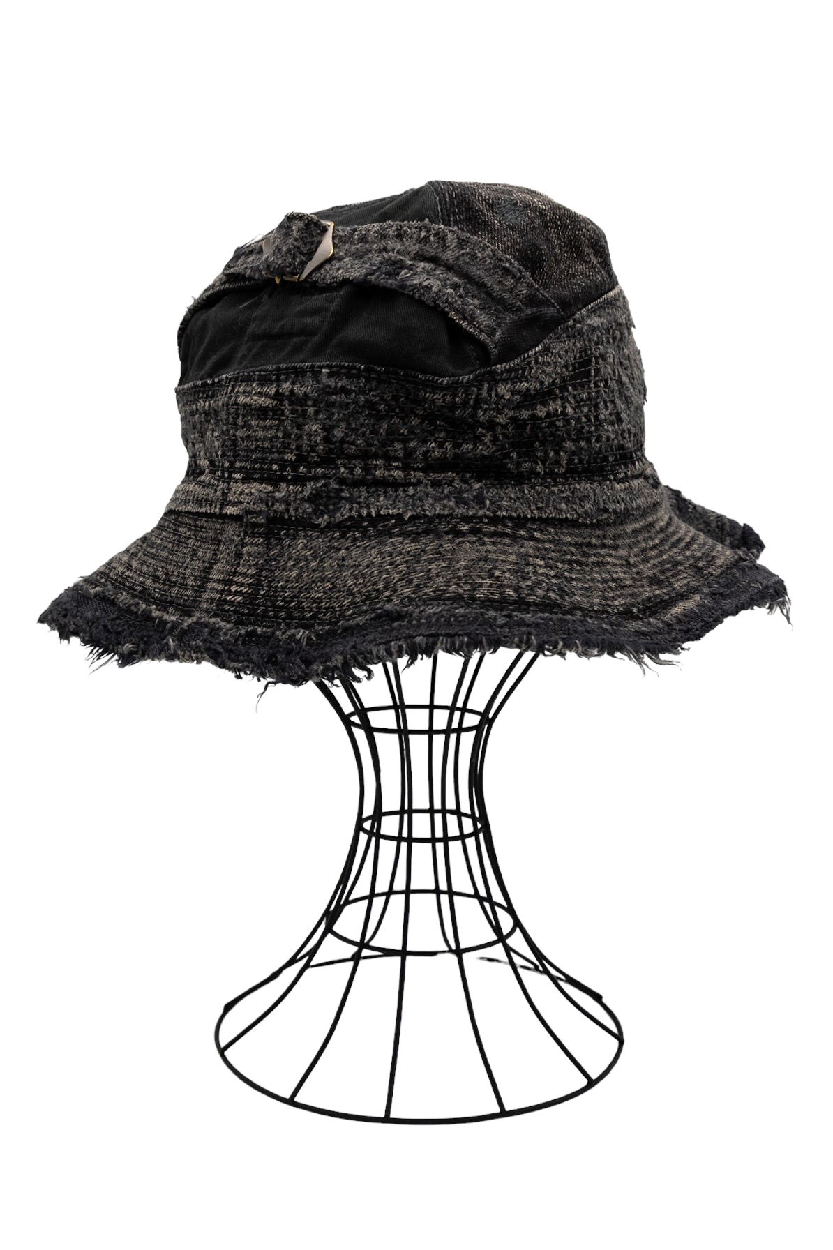 11.5oz BLKxBLK Denim THE OLD MAN AND THE SEA Hat (Crash Remake)